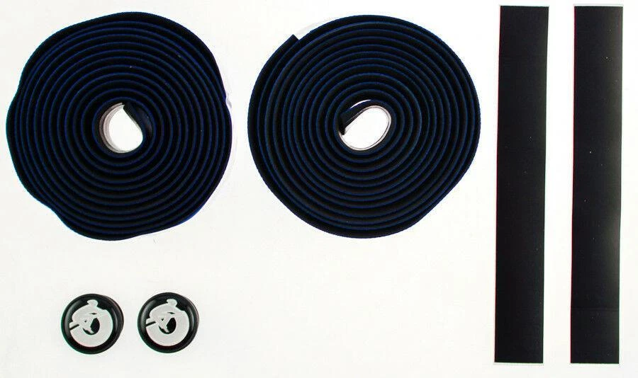 Bike Handlebar Tape Blue Bicycle Bike Road Drop Bar Anti-Slip Shock Absorb NEW - Image 3 of 4