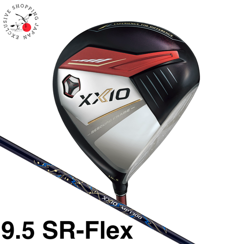 Dunlop XXIO 13 Red Driver 1 Wood 9.5° SR Flex MP1300 Graphite Shaft 2024 New MTO