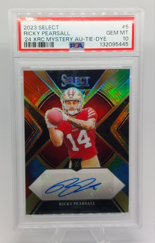 Ricky Pearsall Rookie Xrc Tie Dye Auto /25 PSA 10 San Francisco 49ers RC SSP 