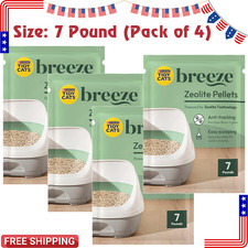 Purina Tidy Cats Breeze Litter Pellets Refill 7lb Bags Recyclable Box 4 Pack