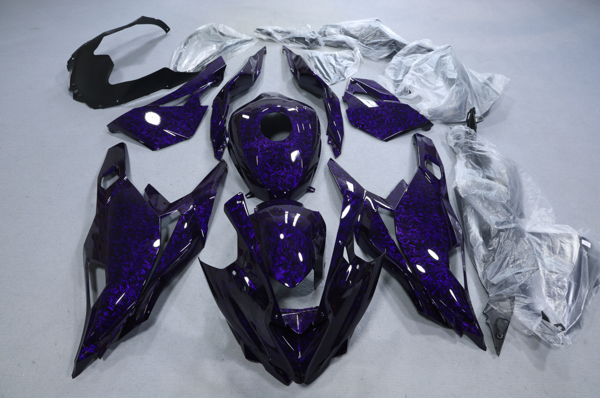 Purple Forged Carbon Fiber Fairing Kit For Kawasaki 2023-2026