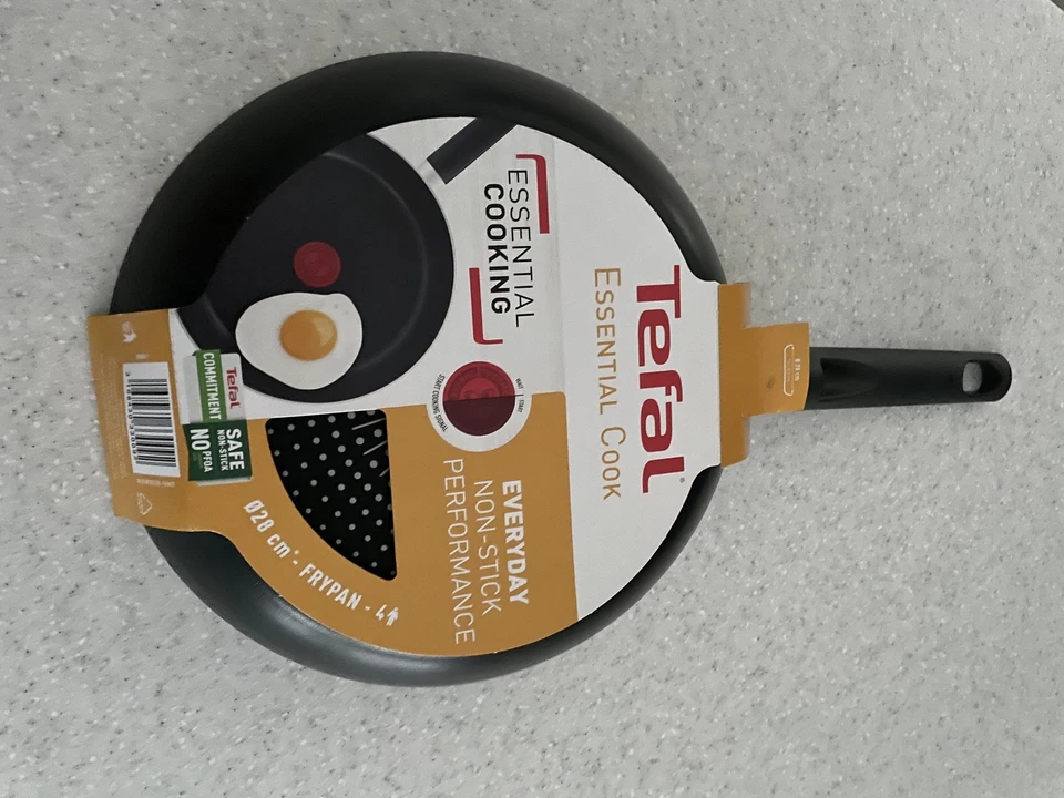 Tefal 28 cm Antihaft-Bratpfanne, Essential Cook, ohne Induktion, 4 Kochfelder - Bild 3 von 3