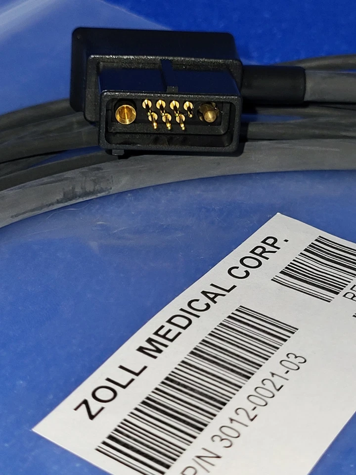 Zoll E Series & M Series ECG V-Lead 12 Lead Precordial Patient Cable 8000-1008 - Image 3 of 4