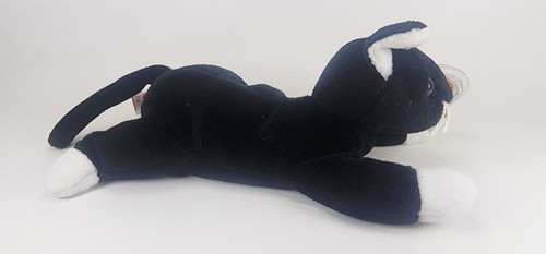 Vintage 1994 Ty Original Beanie Babies ZIP The Cat PVC w/Tags - Picture 3 of 11
