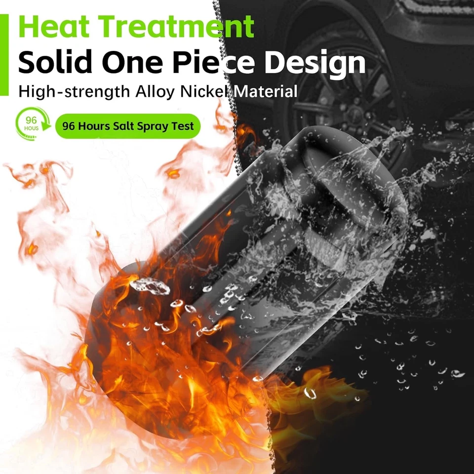 20 PIEZAS Tuercas estriadas negras 12x1,25 para Nissan Altima Máxima 200SX 240SX+ Llave Foto 4 de 4