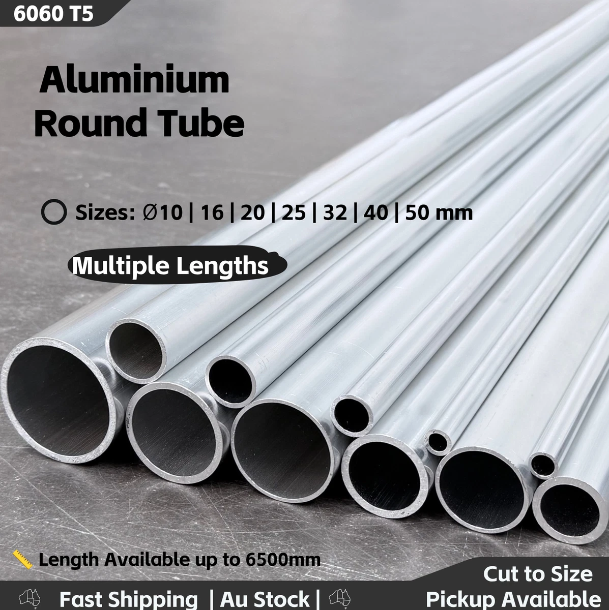 FUYI Aluminum Tube OD 34mm ID 26mm Aluminum Alloy Round Tube 34mm Outer Diameter 26mm Inner Diameter Pipe Wall Thickness 4mm Size 34x26 Aluminium Hollow Tubing I.859375475