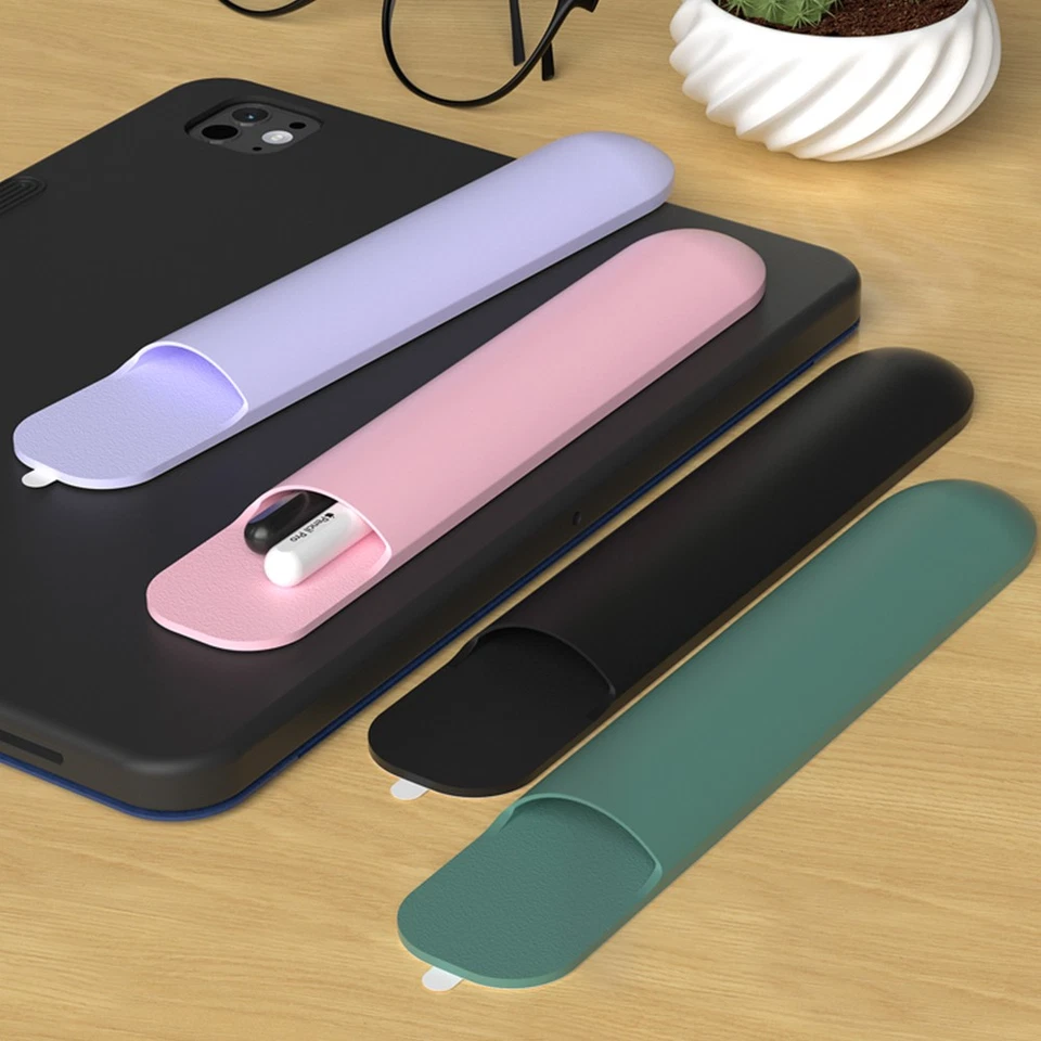 Silicone Pencil Case Stylus Pen Holder Bag For iPad Samsung Xiaomi Huawei Tablet - Image 2 of 4