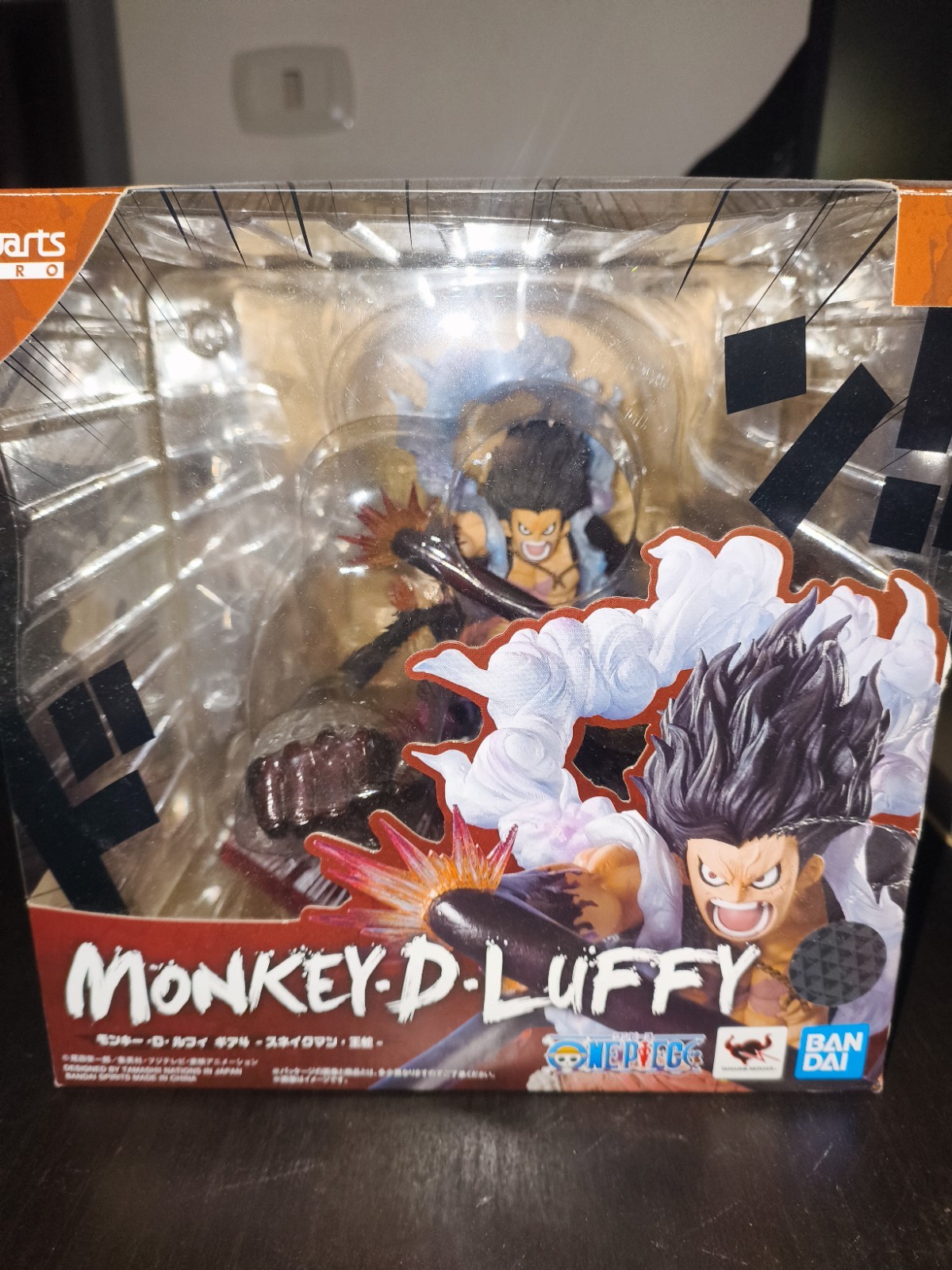 One Piece Figuarts Zero Monkey D. Luffy G4 Gear 4 Snakeman King Cobra Figure
