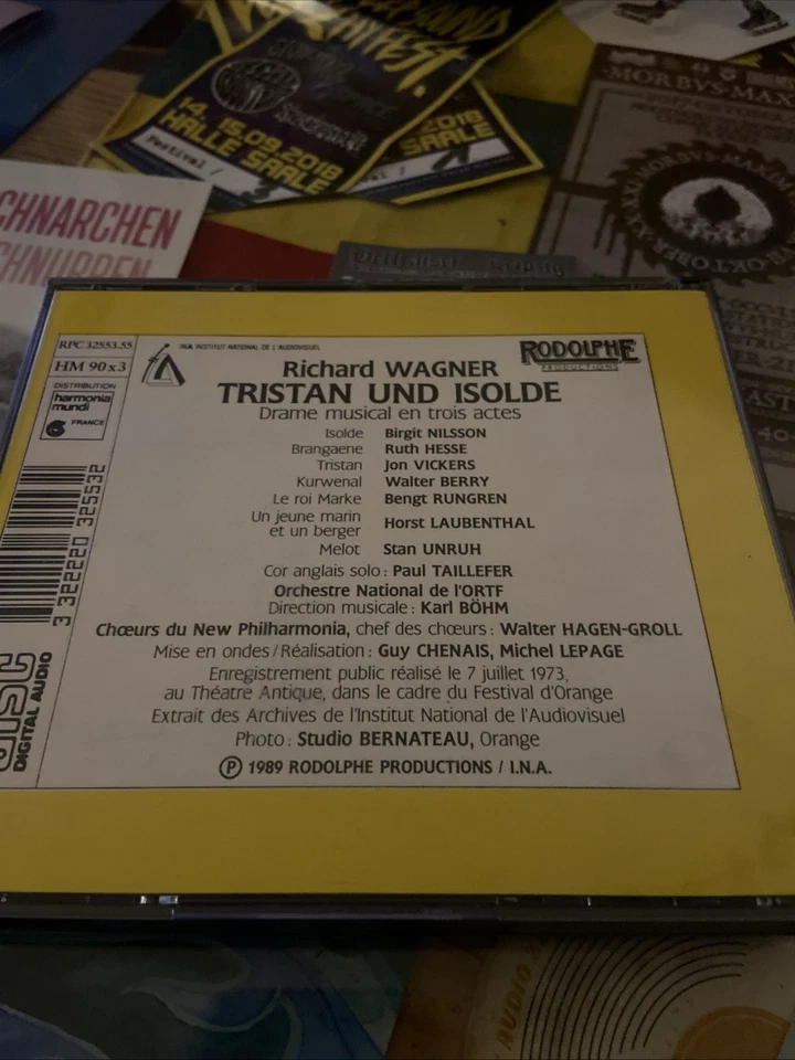 Wagner - Tristan und Isolde 3 CD Set ; Rodolphe Prod. , NM & audiophil - Bild 2 von 4
