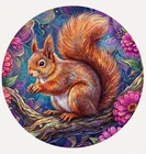 Hayleybug 1/10th oz Forest Forager Squirrel Silver Round