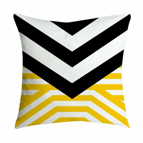 HQ 18 inch / 45cm 20 inch / 50 cm Mustard Yellow Geometric Sofa Cushion Cover - Picture 24 of 43