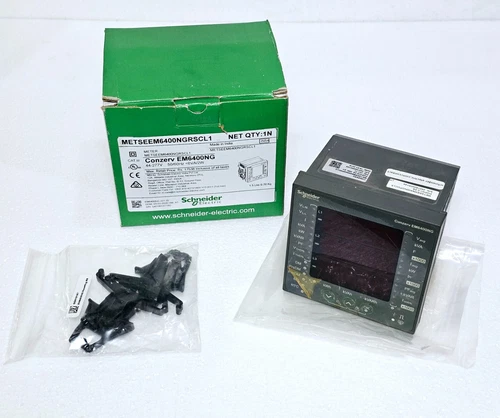 SCHNEIDER EM6400NG METSEEM6400NGRSCL1 CONZERV POWER AND ENERGY METER