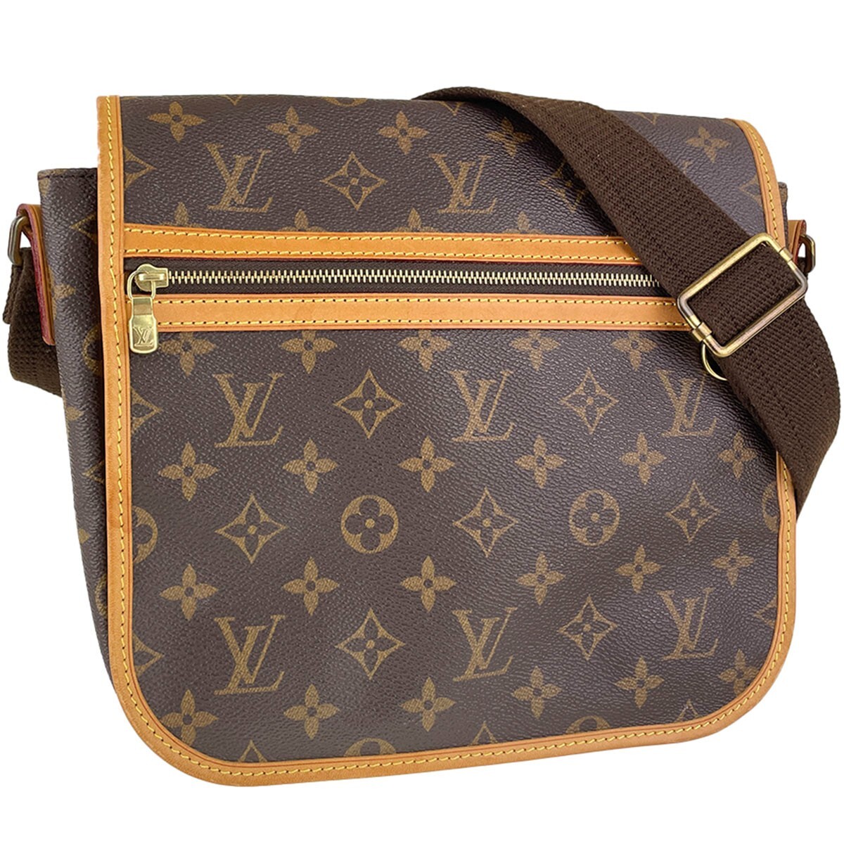Louis Vuitton Monogram Messenger Bosphore PM Leather Brown Cross