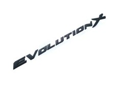 Evolution X 3d Boot Badge Emblem Black For Mitsubishi Lancer Evo 10 Rear Trunk