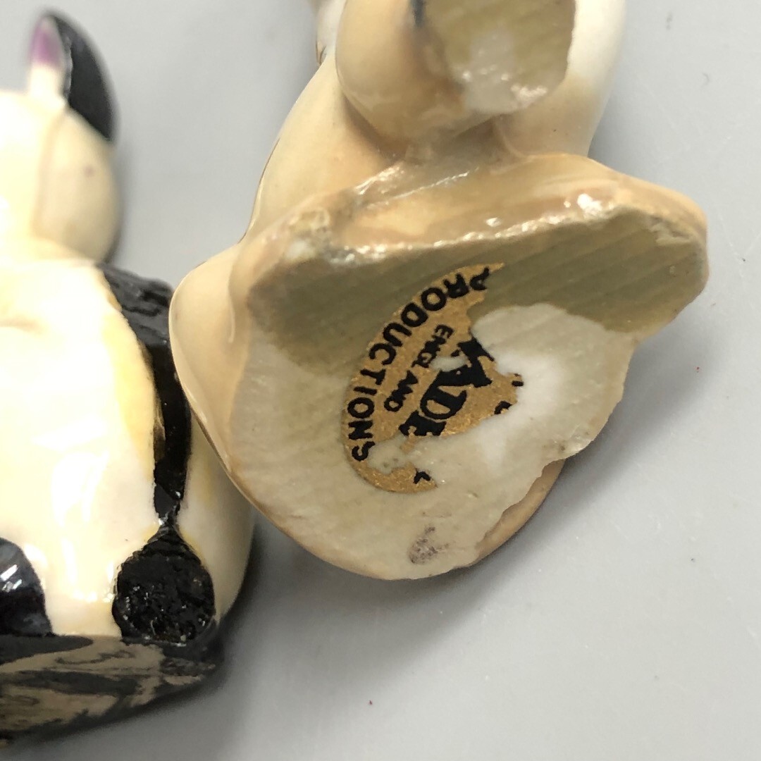 Wade Walt Disney Hatbox Lady and the Tramp Whimsies Ornaments x5