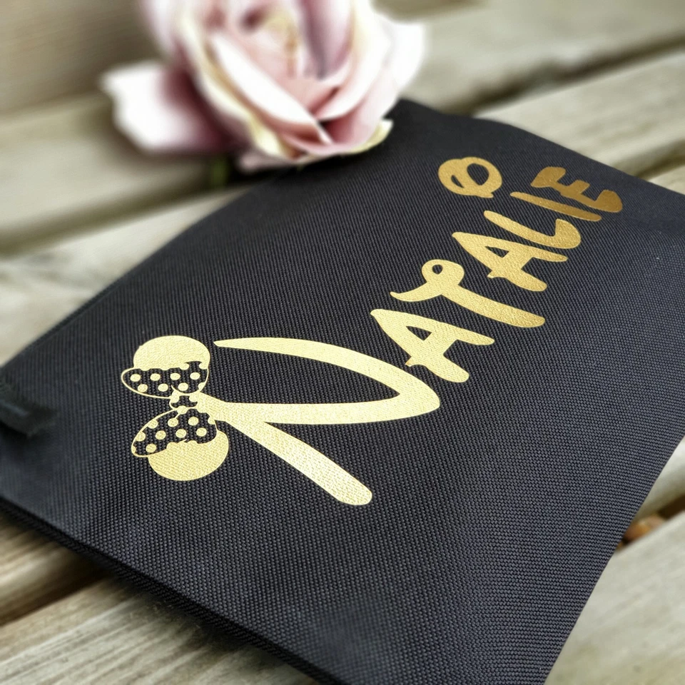 DISNEY-INSPIRED PERSONALISED MAKEUP BAG With Name Disney Hen Party Gift For Her - Image 3 of 4