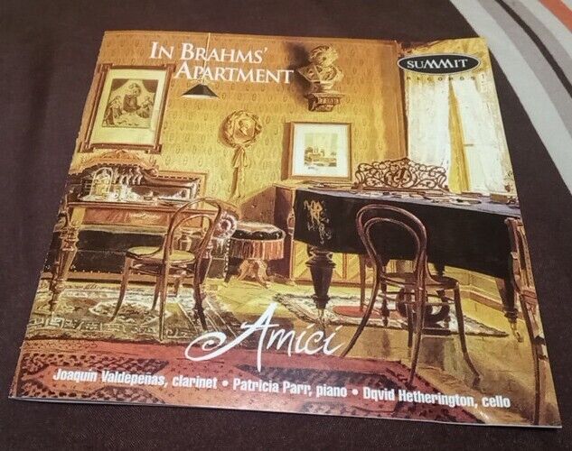 IN BRAHMS' APARTMENT By Amici - Works For Clarinet Op. 120 & 114, 1998 SUMMIT CD