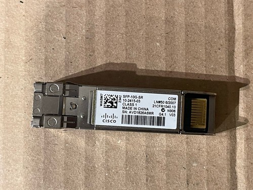 Module émetteur-récepteur Cisco SFP-10G-SR Cisco 10-2415-03 module Cisco 10GBase-SR - Photo 7/18