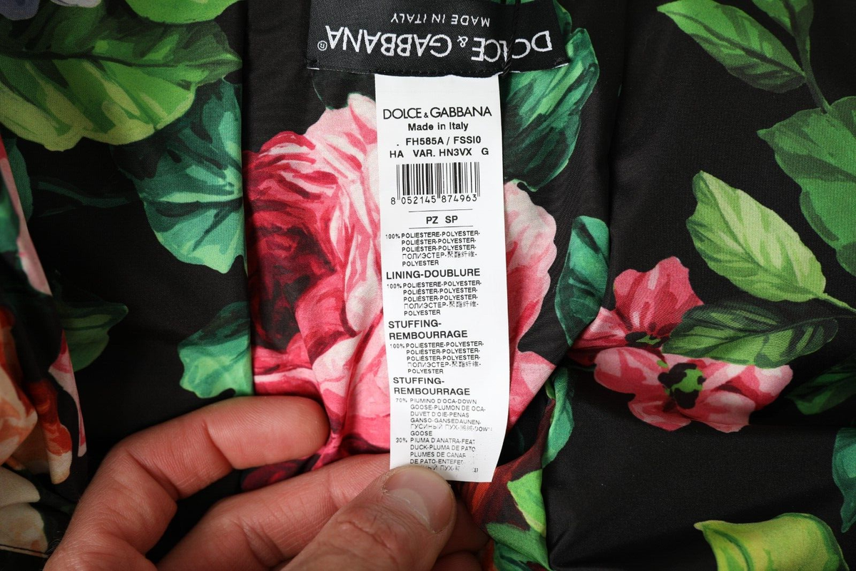 DOLCE & GABBANA Hat Multicolor Floral Whole Head Wrap 