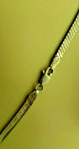 COLLAR DE COLECCIÓN DE PLATA ESTERLINA 925 18,5" 7MM COLGANTE PIEDRAS PRECIOSAS - Imagen 6 de 11