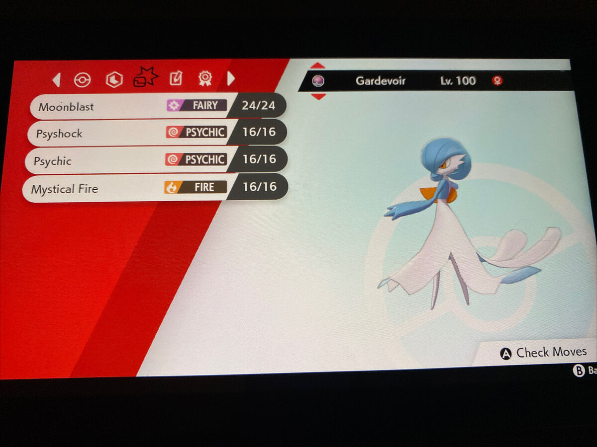 Shiny Gardevoir through surprise trade ! : r/PokemonSwordAndShield