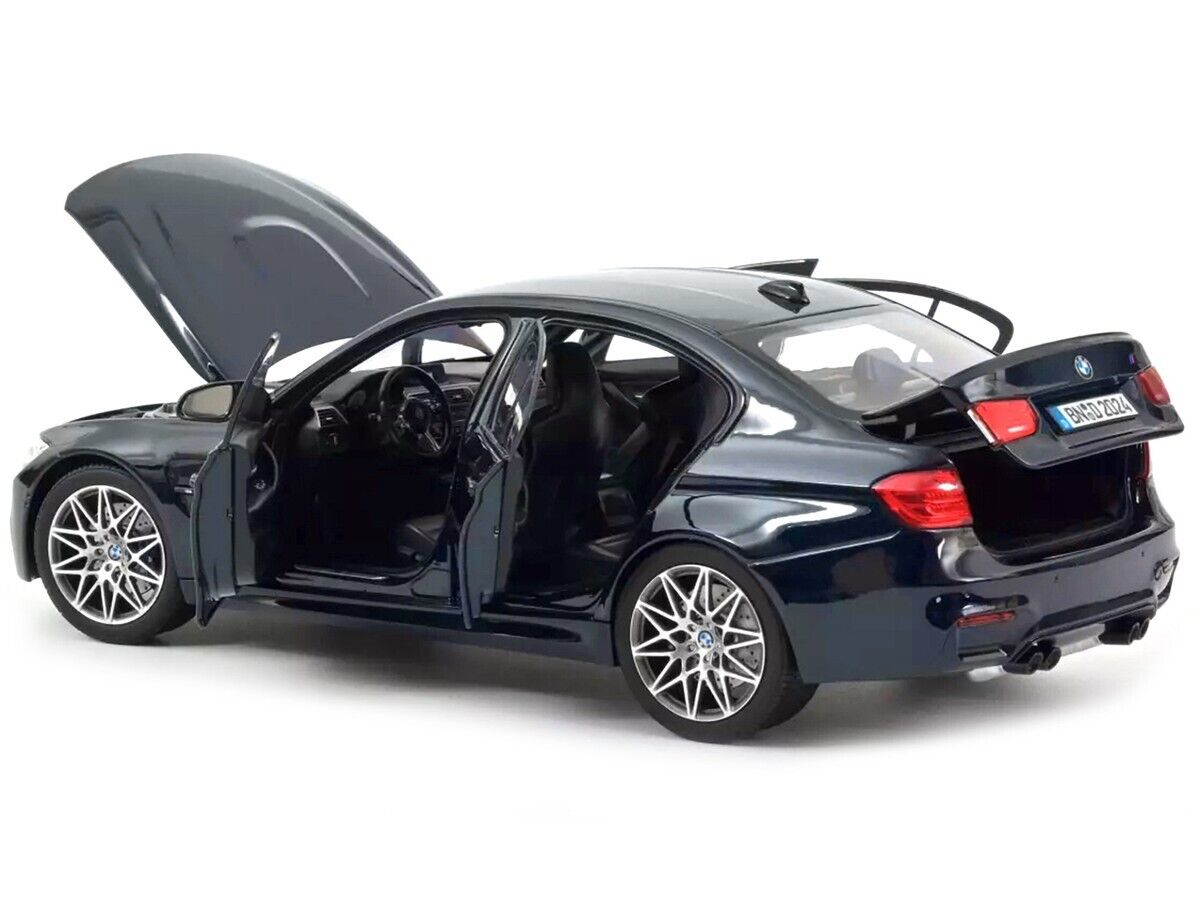 1/18 BMW M3 Competition 2017 Dark Blue Metallic Diecast 1/18 BMW M3 Competition 2017 Dark Blue Metallic Diecast