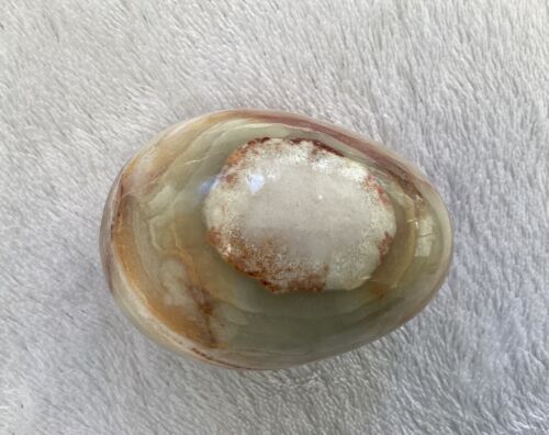 Vintage Marble Onyx Stone Egg - Picture 1 of 8