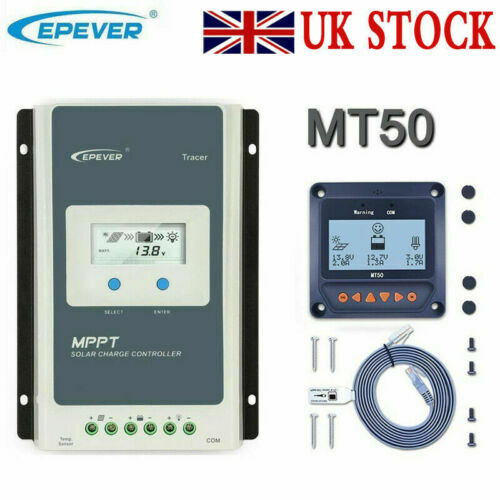 EPEVER TracerAN MPPT Solar Charge Controller 12/24V Regulator 20A 30A 40A PV100V - Bild 20 von 22