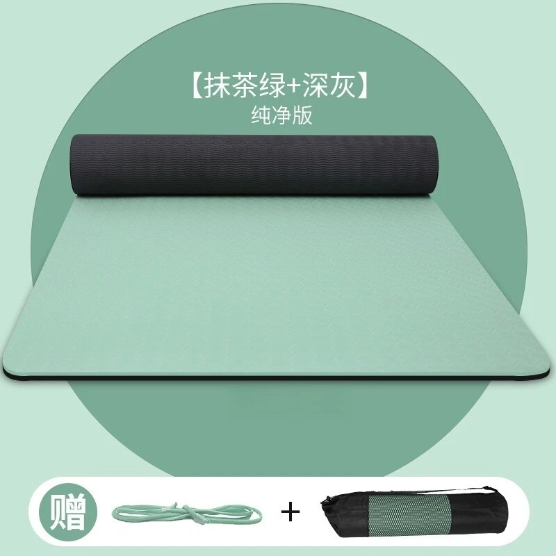 Eco-Friendly Extra-Large Non-Slip Yoga Mat – 6mm or 8mm Thick TPE Material for Pilates, Gym, and Exercise – Durable & Sustainable Design Eco-Friendly Extra-Large Non-Slip Yoga Mat – 6mm or 8mm Thick TPE Material for Pilates, Gym, and Exercise – Durable & Sustainable Design