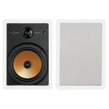 Bic Acoustech Ht-8w 8" 3-way Concentric In-wall Speaker Pair