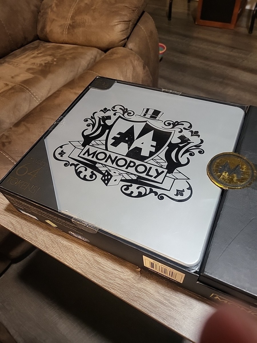 Monopoly 64 Piece Signature Token Edition Board Game 2015 Hasbro