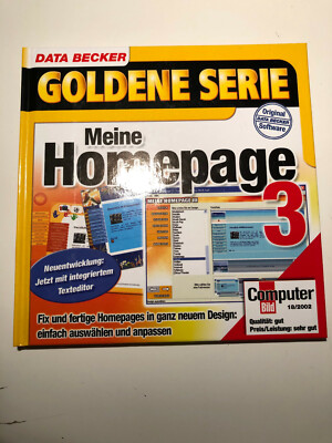 Meine Homepage DATA Becker Buch, ohne CD