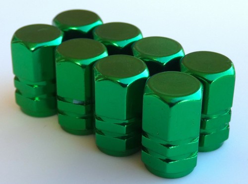 2 Sets Of Black Tire Valve Stem Caps - 8 Caps For Car, Truck, Bike & Motorcycle | Rust-Resistant Dustproof Caps