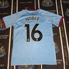 West Ham United Away Football Umbro Shirt Jersey Mark Noble 2020 2021 Size S