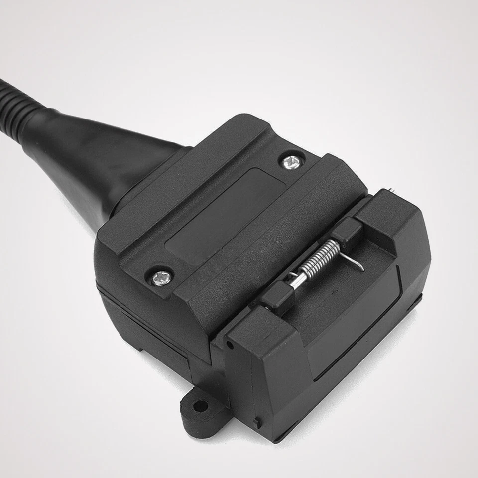 7 PIN FLAT MALE PLUG TO 12 PIN FEMALE SOCKET TRAILER ADAPTOR CARAVAN CONNECTOR - image 3 of 4