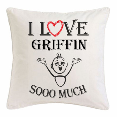 I Love Griffin KISSENBEZUG 40X40cm Ich Liebe Griffin Weiss 112292