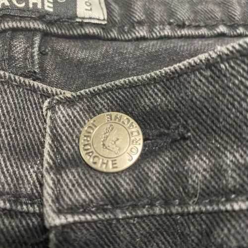 Vintage 1990's Jordache Women's Black Cotton Denim Jeans size 15/16 Low Rise - Picture 3 of 16