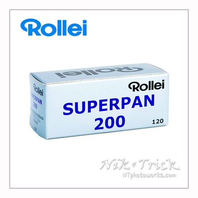 Rollei Superpan 200 ~ 120 Roll Freshest UK Stock! Also Infra-red sensitive!