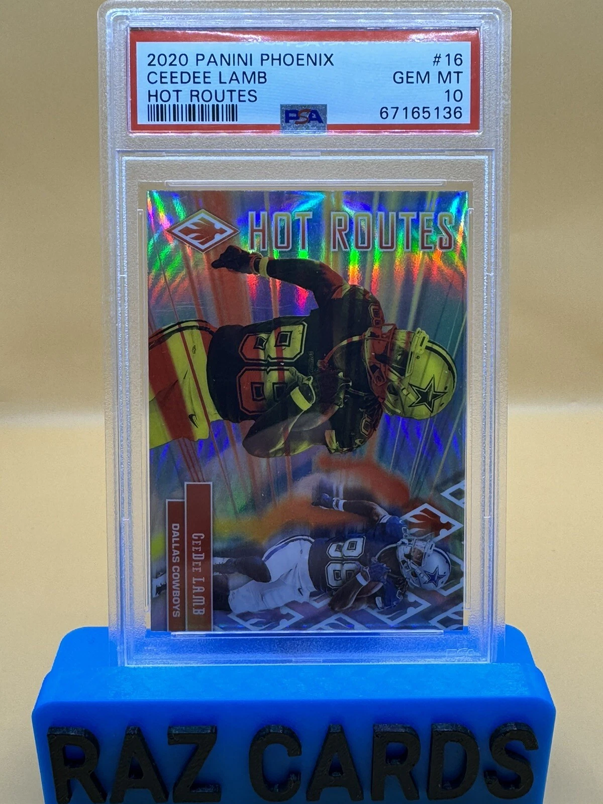 CeeDee Lamb Panini Phoenix Hot Routes #16 Base