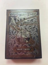 Antler Playing Cards (Black) by Dan & Dave, Art of Play - SEALED