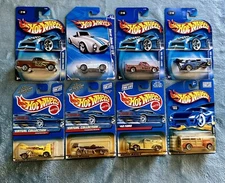Mattel HOT WHEELS - LOT OF 8 WITH SHELBY COBRA 427 - FAST FREE SHIP