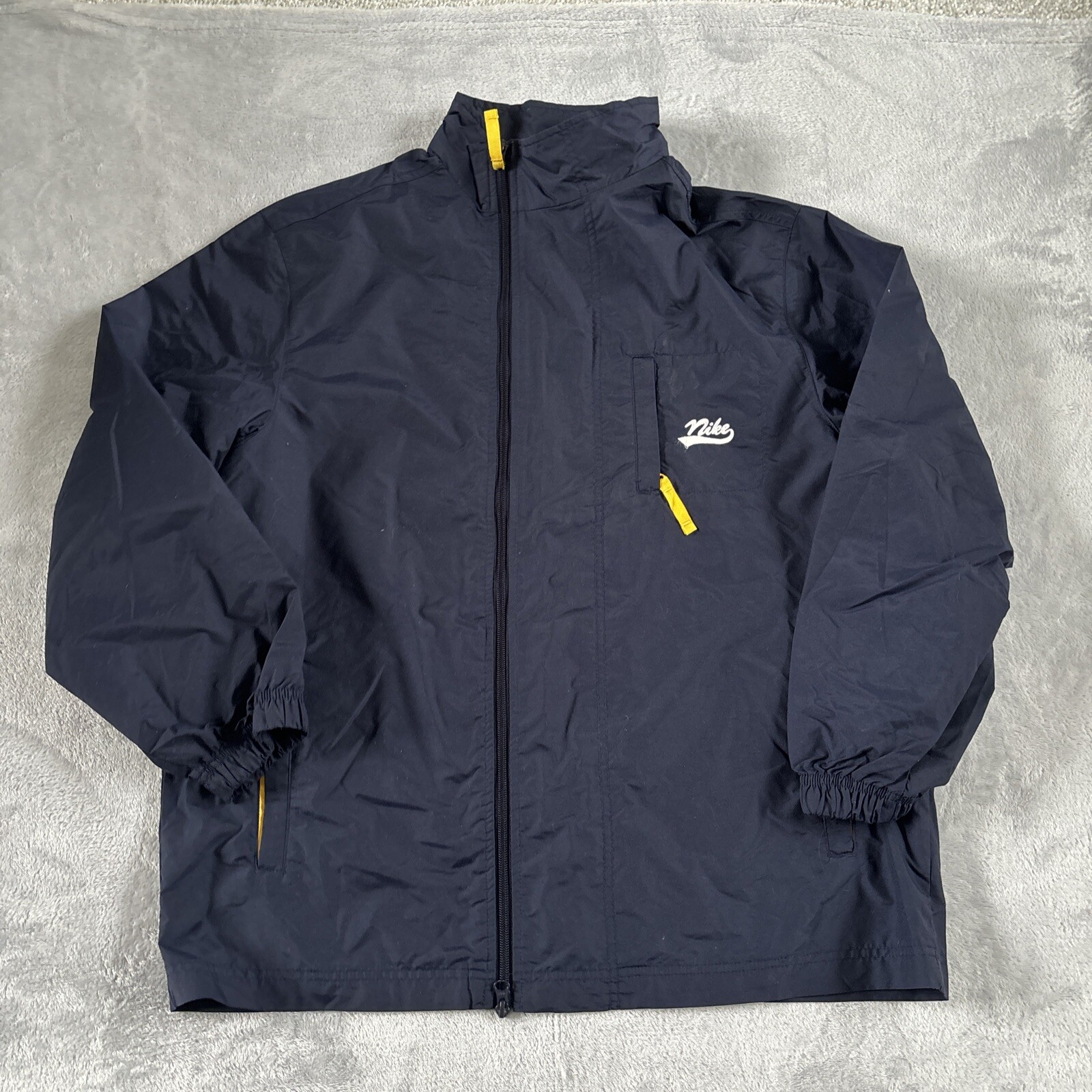 SACAI X NIKE Nike Giacca Antipioggia Uomo Blu Medio Vintage