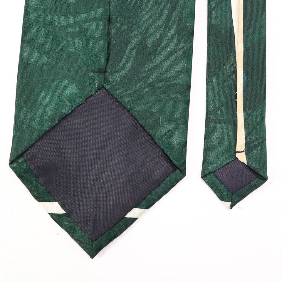 Corbata Romario Manzini para hombre 60 en seda italiana bosque verde declaración ancha Foto 4 de 4
