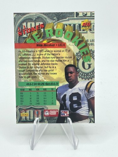 1995 Signature Rookies - Franchise Rookies #R8 J.J. Stokes Auto /2000 (RC) - 第 2/2 張圖片