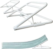 2 Pack under Mattress Wedge,Adjustable Height Bed Wedges,Metal Mattress Elevator