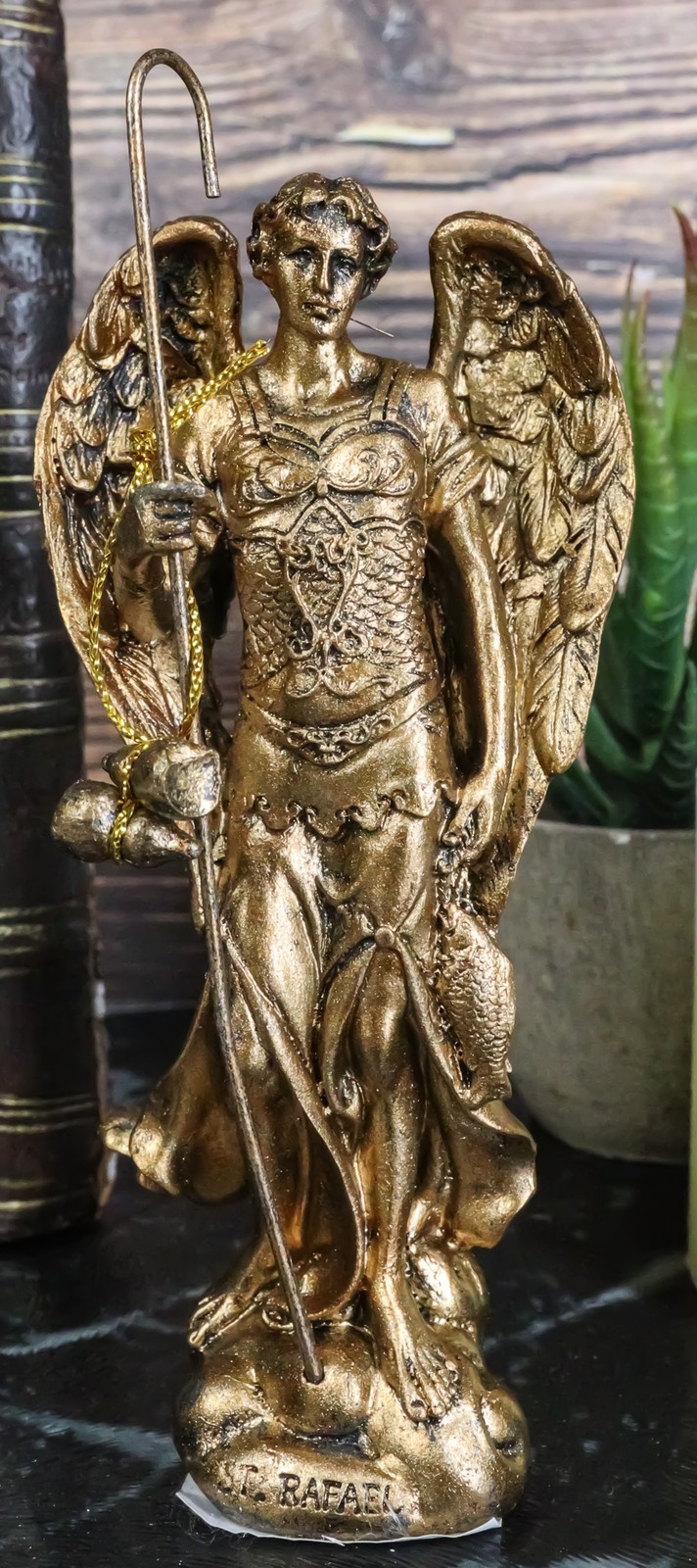 Catholic Archangel Saint Raphael Statue 5"Tall Sacrament of Pennance And Healing