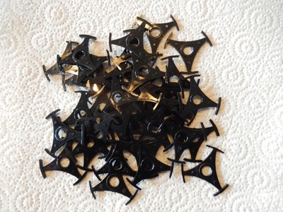  Vinyl 7'' Single Schallplatte Adapter  Mittelstern für 45rpm Singles  45 Stück