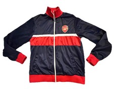 Arsenal FC Official Soccer Jacket Men s Large Black Red Futbol