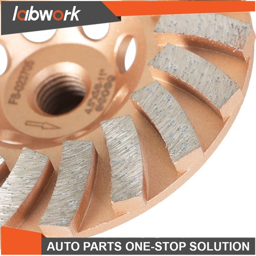 Labwork Diamond Grinding Wheels 4.5" Diameter 18 Turbo Segments 5/8" - 11" Arbor - Picture 8 of 15