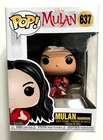 Funko Pop Disney's MULAN (WARRIOR) 2019  #637 Figure New in Box VAULTED